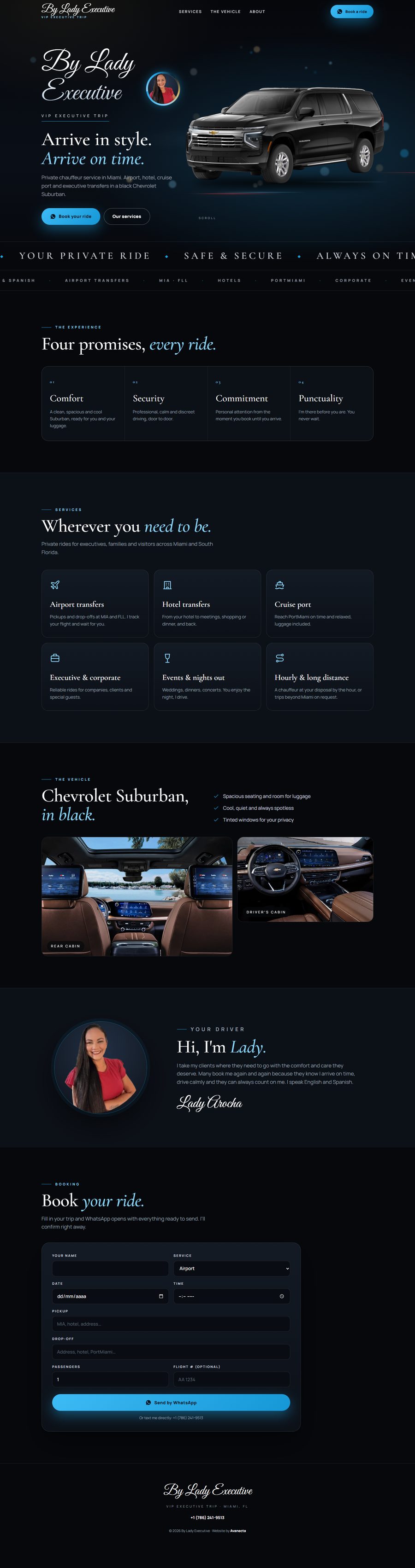 Website of By Lady Executive