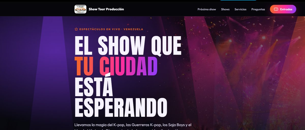 Show Tour Producción