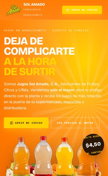 Jugos Sol Amado